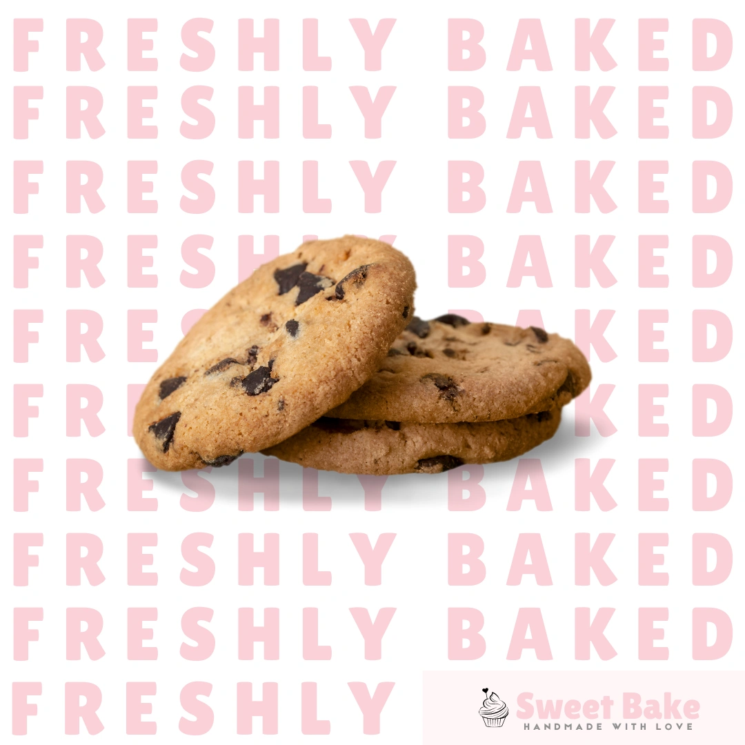 Sweet Bake social media design: Freshly Baked