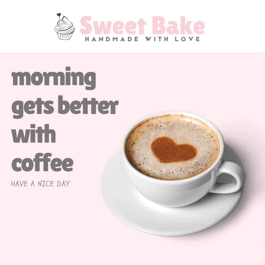 Sweet Bake social media design: Have a Nice Day