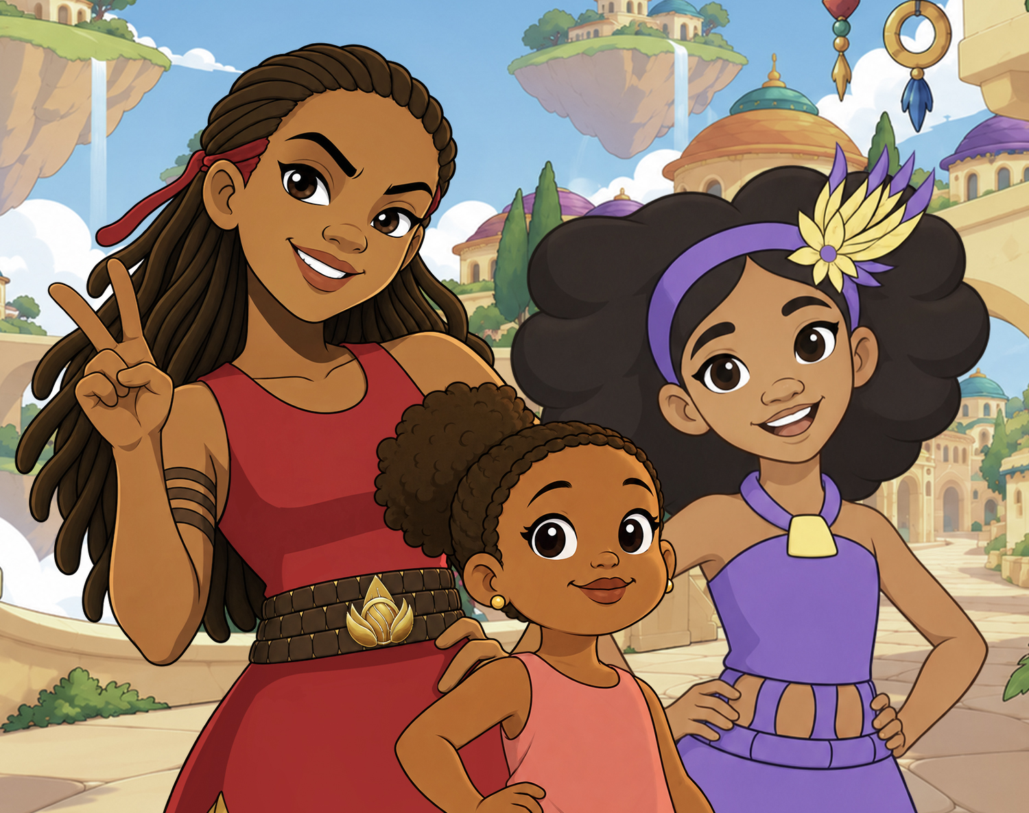Worlds To Discover original story characters
